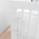 Bumper protector para cuna Blanco