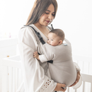 Cangurera portabebé ergonómica 0-9m Gris