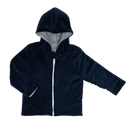 Chamarrita microfibra doble vista Marino