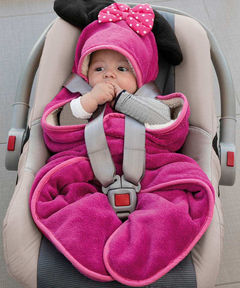 Chiqui bag saco microfibra envolvente para carriola y car seat Minnie Mouse