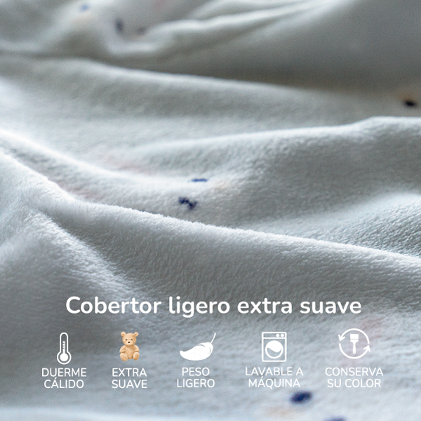 Cobertor ligero ultrasuave de microfibra Bunny