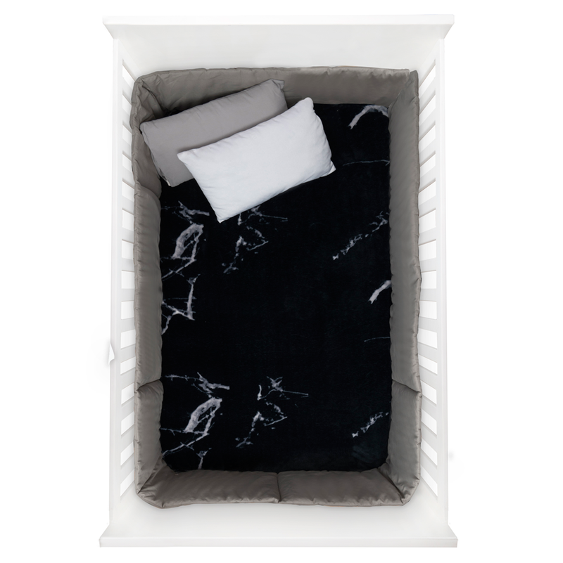Cobertor luxe cuna doble vista microfibra Lux