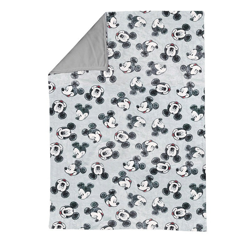 Cobertor cuna doble vista microfibra Alaska Classic Mickey
