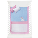 Cobertor microfibra bordado Unicornio