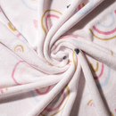 Cobertor cuna doble vista microfibra Alaska Arcoíris