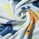 Cobertor cuna doble vista microfibra Alaska Dinos