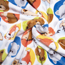 Cobertor cuna doble vista microfibra Alaska Friends