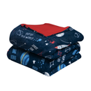 Cobertor cuna doble vista microfibra Alaska Galaxy