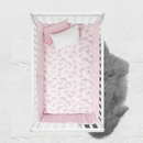 Cobertor cuna doble vista microfibra Alaska Mariposas