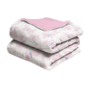 Cobertor cuna doble vista microfibra Alaska Mariposas