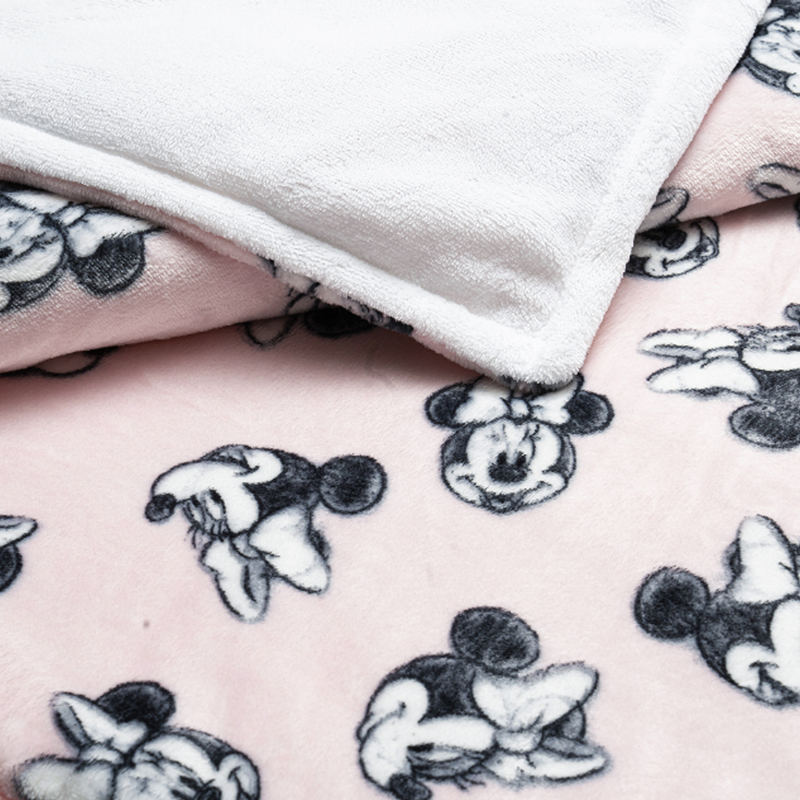 Cobertor cuna doble vista microfibra Alaska Minnie Mouse