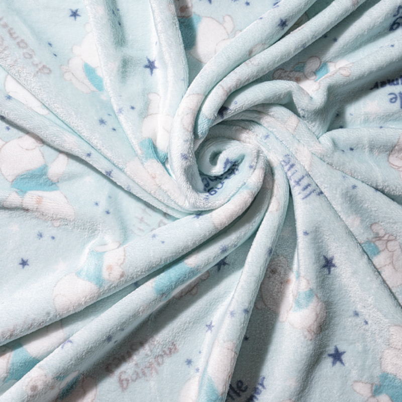 Cobertor cuna doble vista microfibra Alaska Pooh soñador