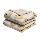 Cobertor cuna doble vista microfibra Alaska Teddy bear