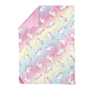 Cobertor cuna doble vista microfibra Alaska Unicornio