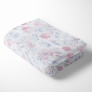 Cobertor ultrasuave ligero de microfibra estampado Floral