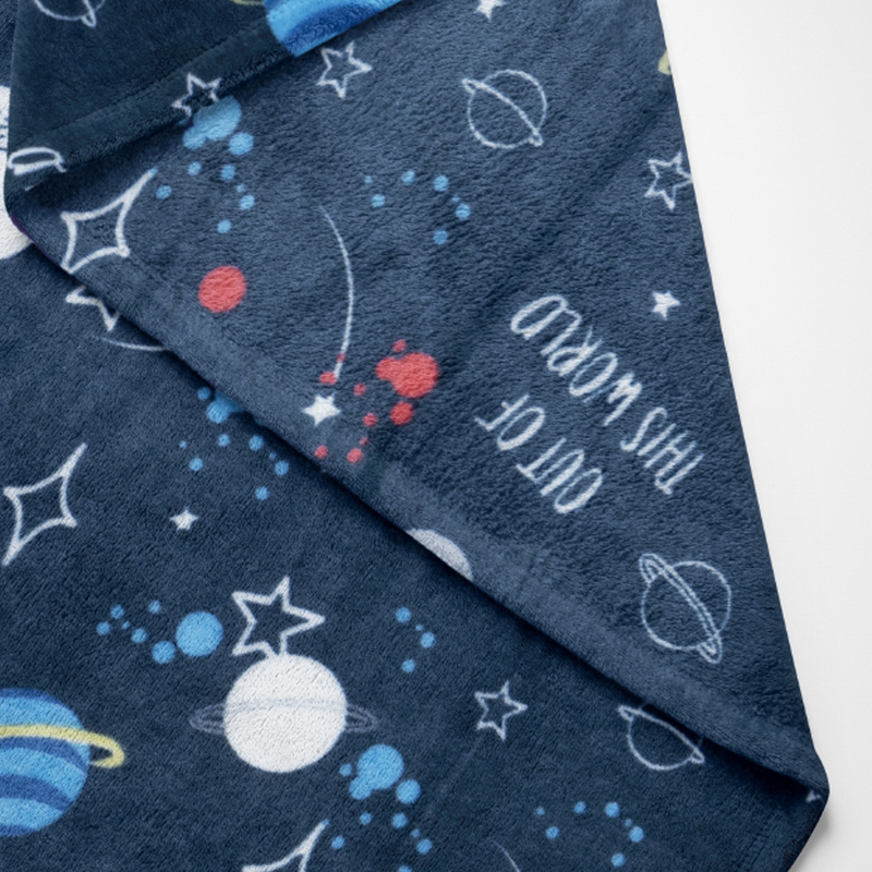 Set Cobertor ligero viajero Galaxy & Velvet Gray