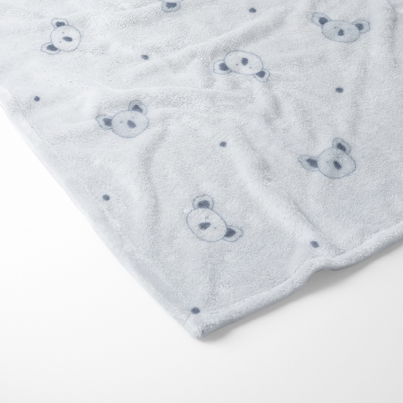 Cobertor ultrasuave ligero de microfibra estampado Koala
