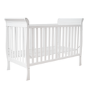 Cuna para bebé 3 posiciones de madera blanca