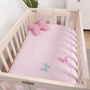 Juego de edredón mini cuna Mariposas