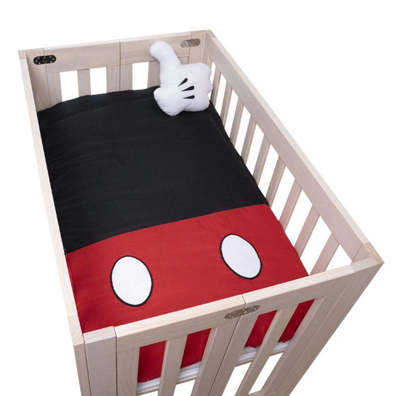 Mickey mouse mini crib sale bedding