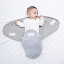 Manta envolvente swaddle para bebé Gris