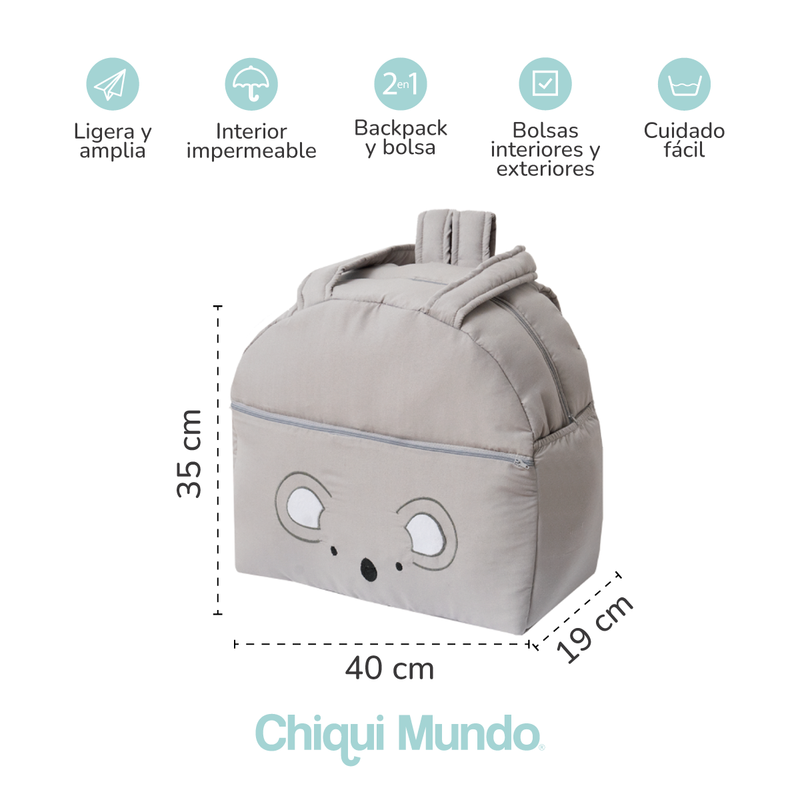 Mochila koala 2025 bebe