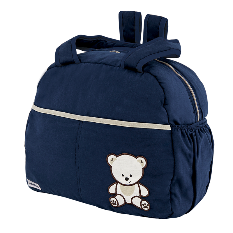 Pañalera backpack y bolsa Baby blue