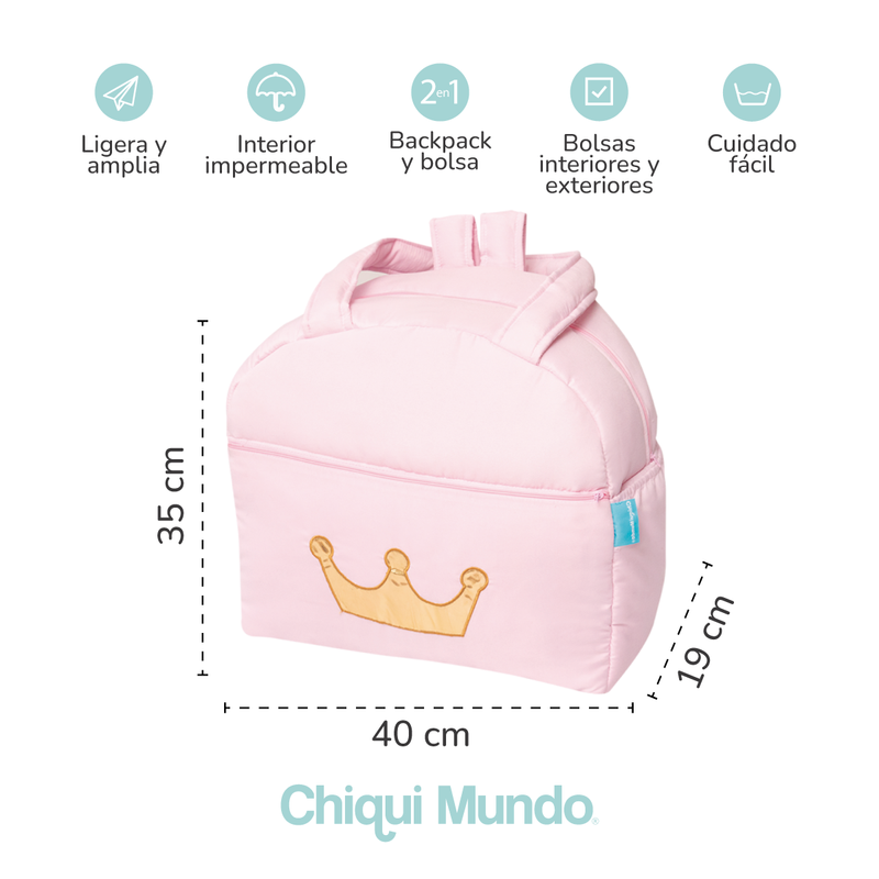 Bebe Mochila Pañalera Panalera Bolso para Biberones Embarazo Viaje  Impermeable.