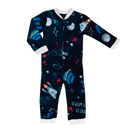 Pijamita ultrasuave de microfibra para bebé (mameluco) Galaxy