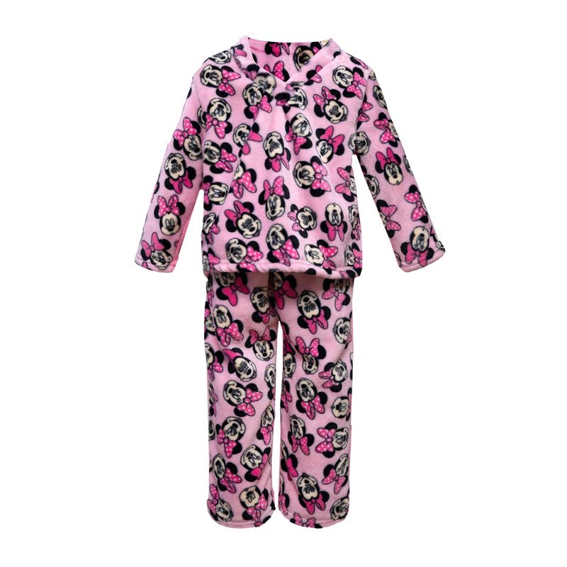 Pijama ultrasuave de microfibra para niña (2 piezas) Pink Minnie