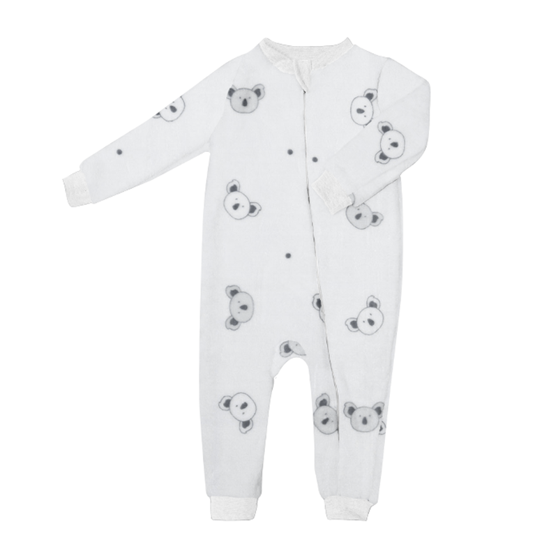 Pijama ultrasuave de microfibra para bebé (mameluco) Koala