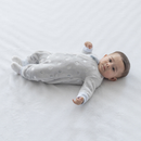 Pijama ultrasuave de microfibra para bebé (mameluco) Azul