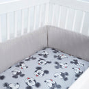 Protector para cuna bumper Gris