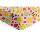 Juego de sábanas de camiseta 3 piezas individual Búhos