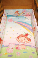 Juego de edredón 3 piezas para cuna Dulce Arcoiris
