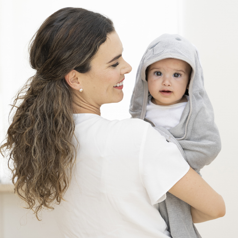 Toallita de baño ultrasuave para bebé unitalla Conejito