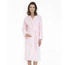 Bata de baño microfibra dama Rosa claro