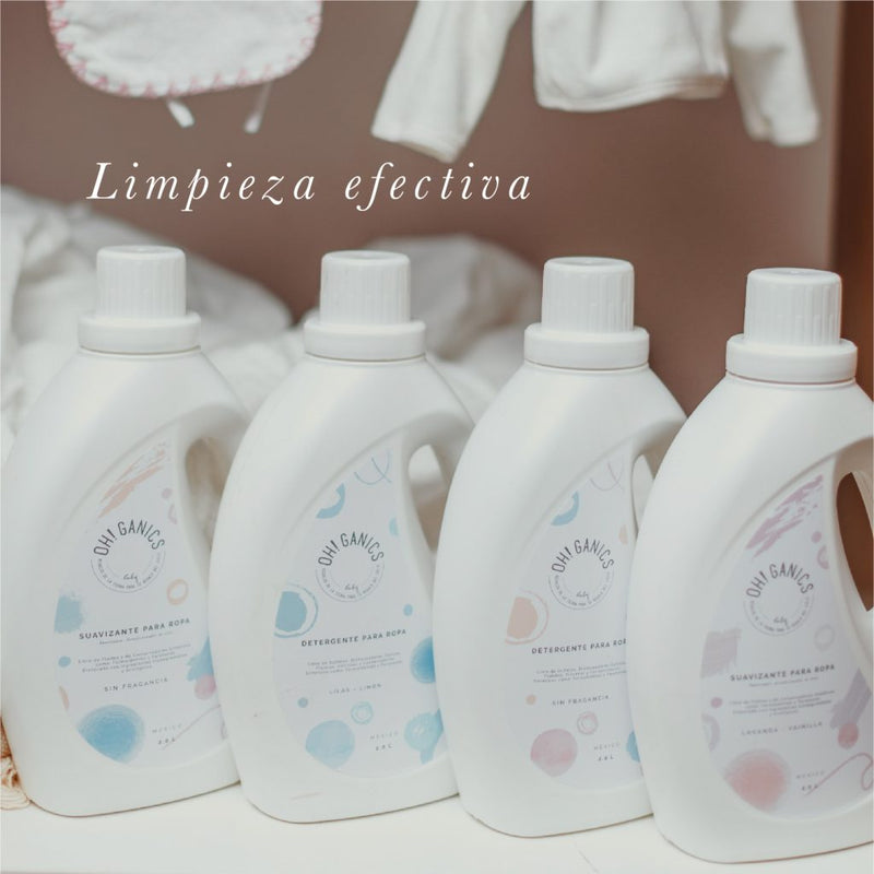 Detergente biodregadable aroma lilas limón OH!GANICS 1.6 L