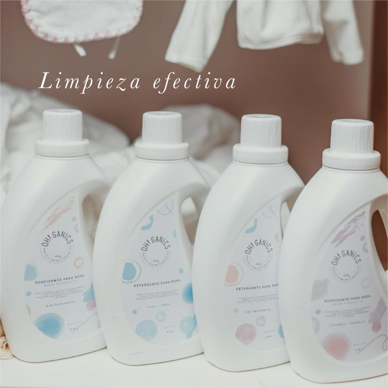 Suavizante de telas biodegradable natural OH!GANICS