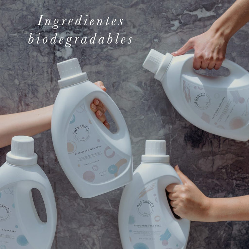 Suavizante de telas biodegradable aroma lavanda vainilla OH!GANICS