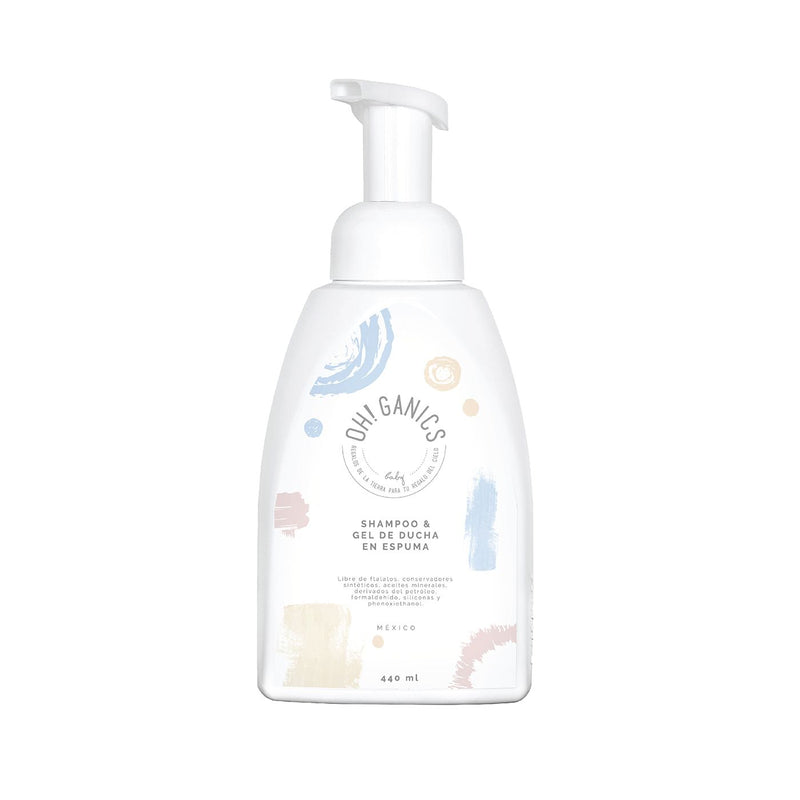 Shampoo + gel de ducha espuma OH!GANICS 440 ml